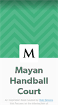 Mobile Screenshot of mayanhandballcourt.com